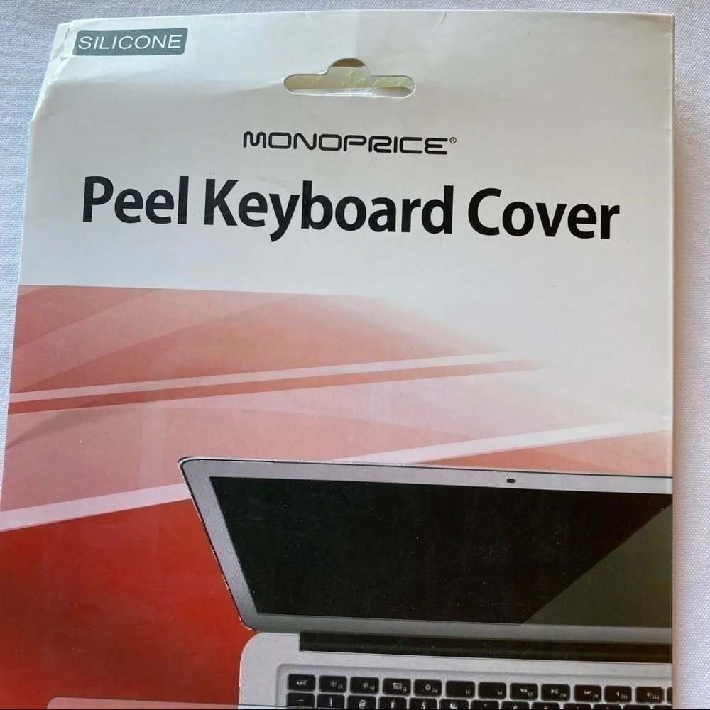 𝅺Monoprice Peel Keyboard Cover for MacBook Air Black Size 13